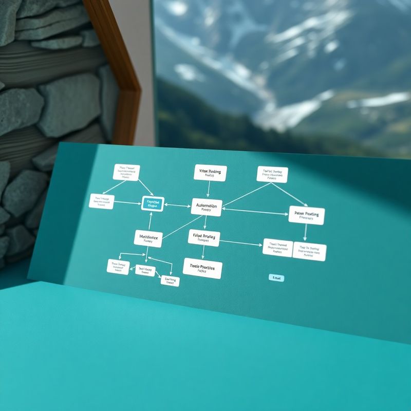 Diagram avtomatizirane trgovalne strategije s povezanimi vozlišči